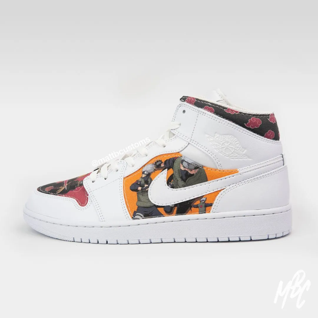 Legend of Strong Wind (Cut & Sew) - Jordan 1 Mid Custom