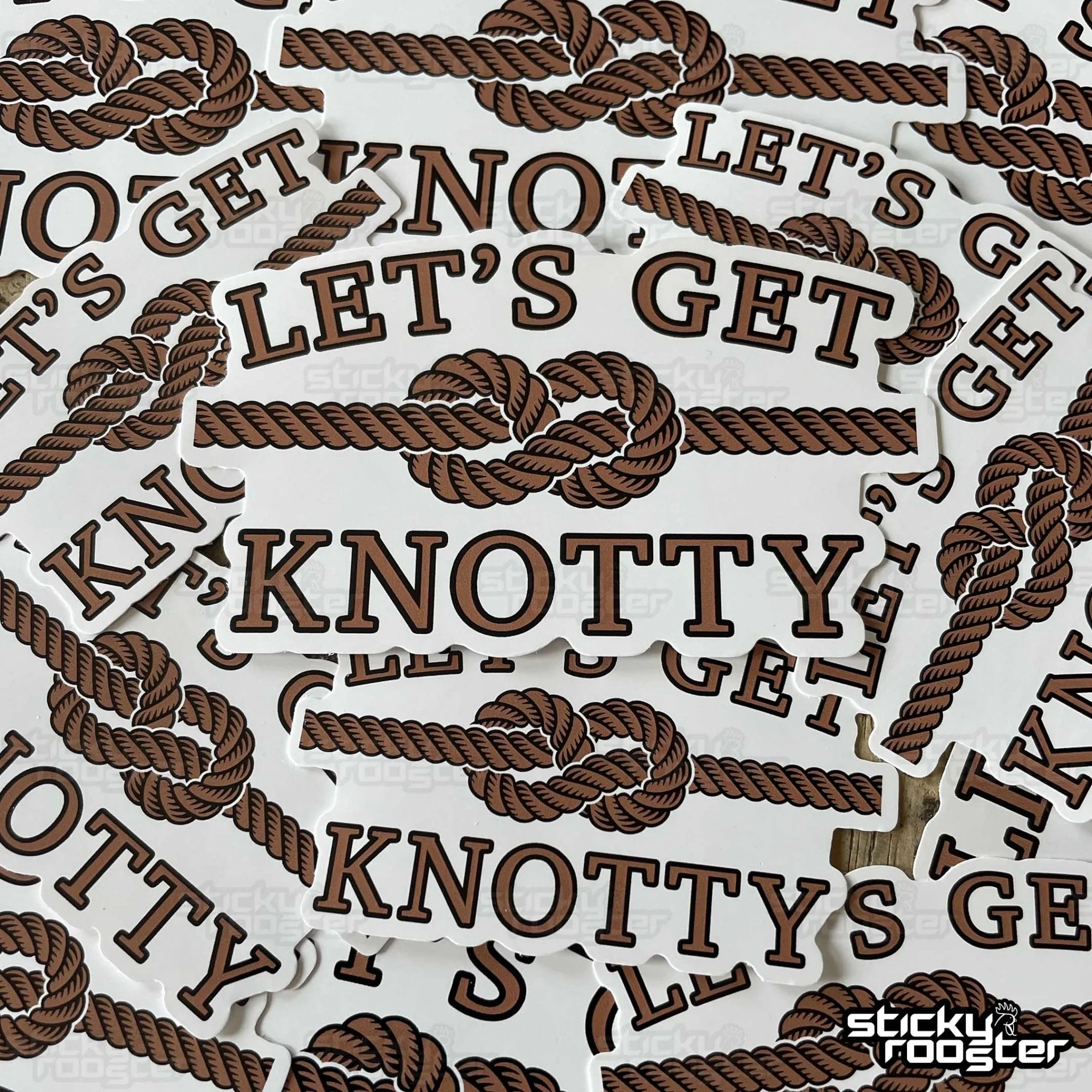 Let's Get Knotty sticker