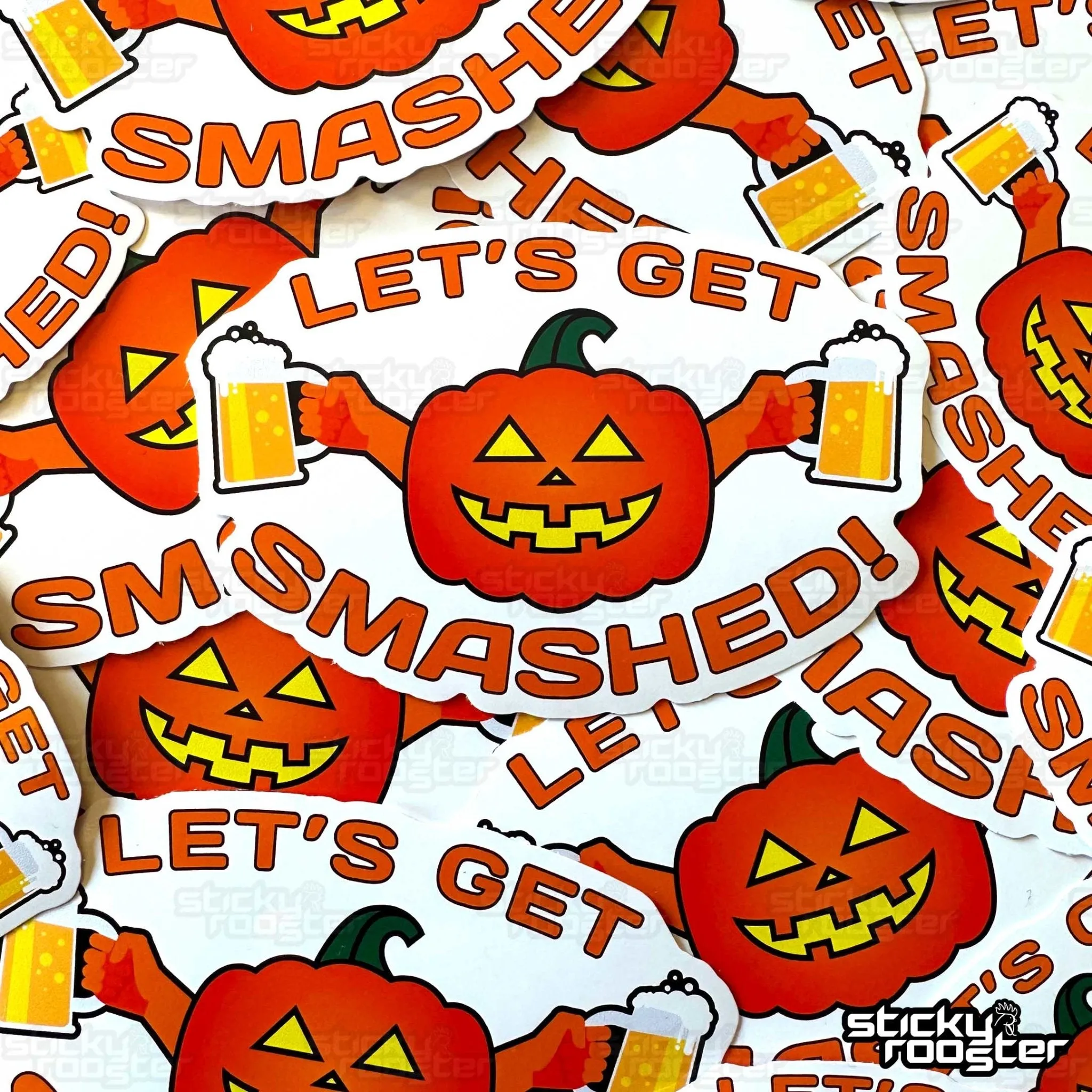 Let's Get Smashed sticker