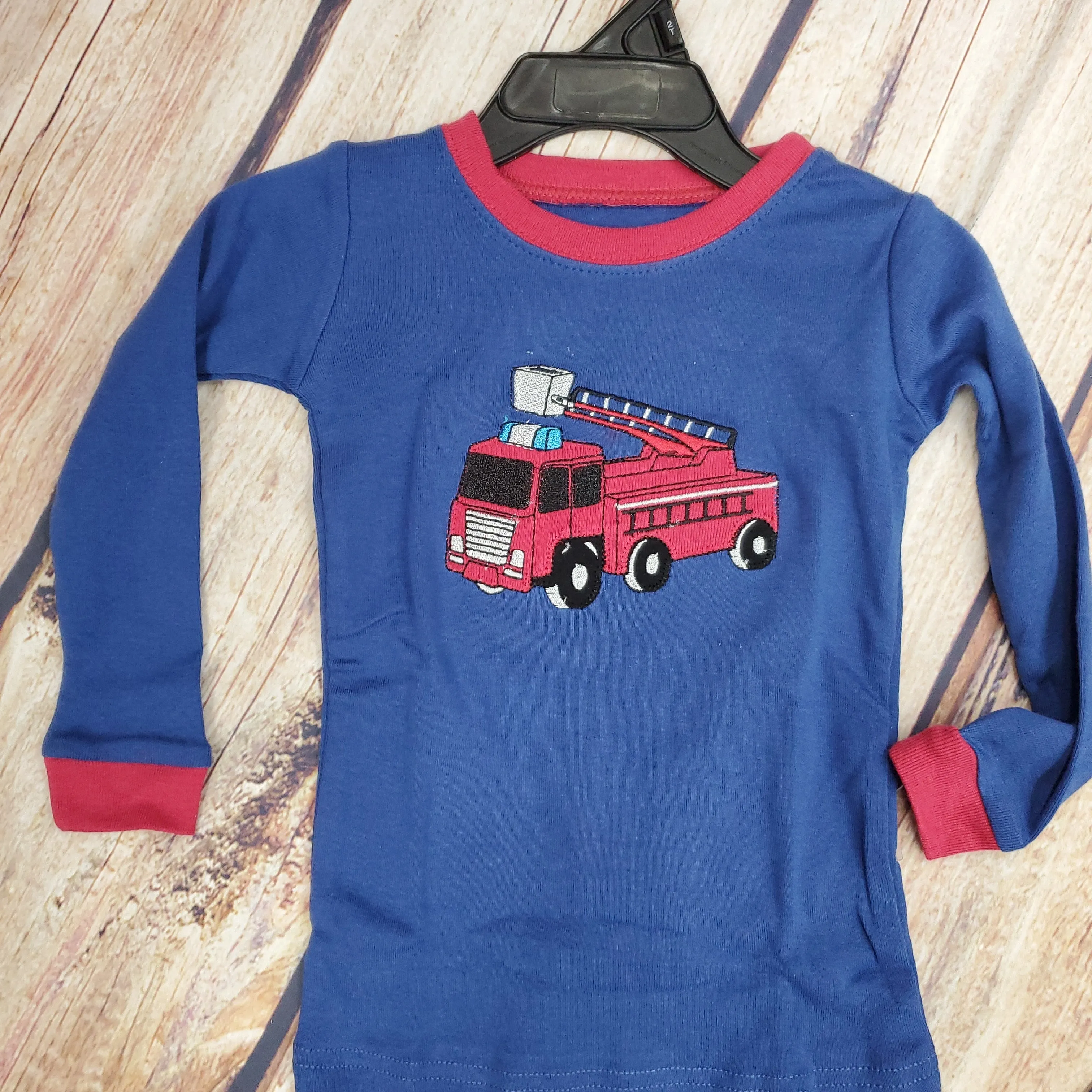 LEVERET FIRE TRUCK PJ SET