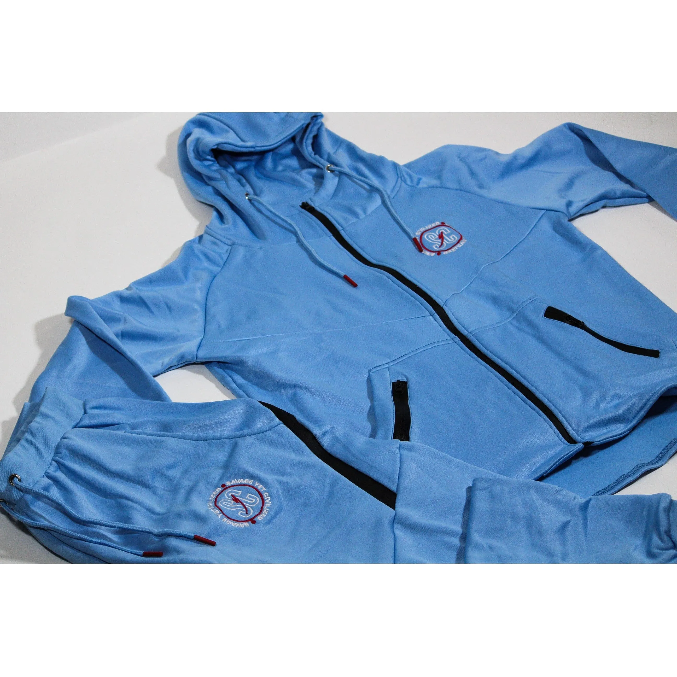 Luxury TEC Jogger Suit (BABY BLUE)