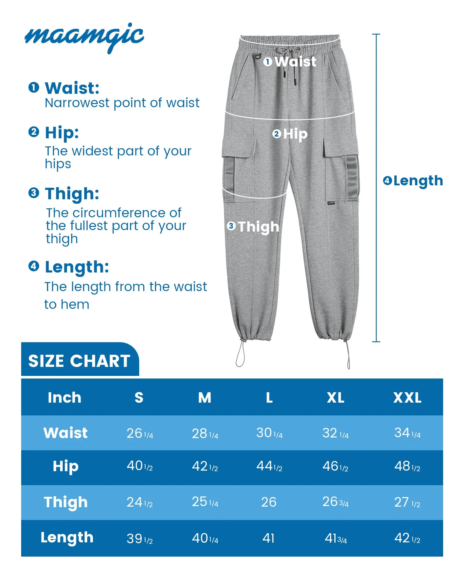 Men's Relaxed Fit Cotton Cargo Joggers