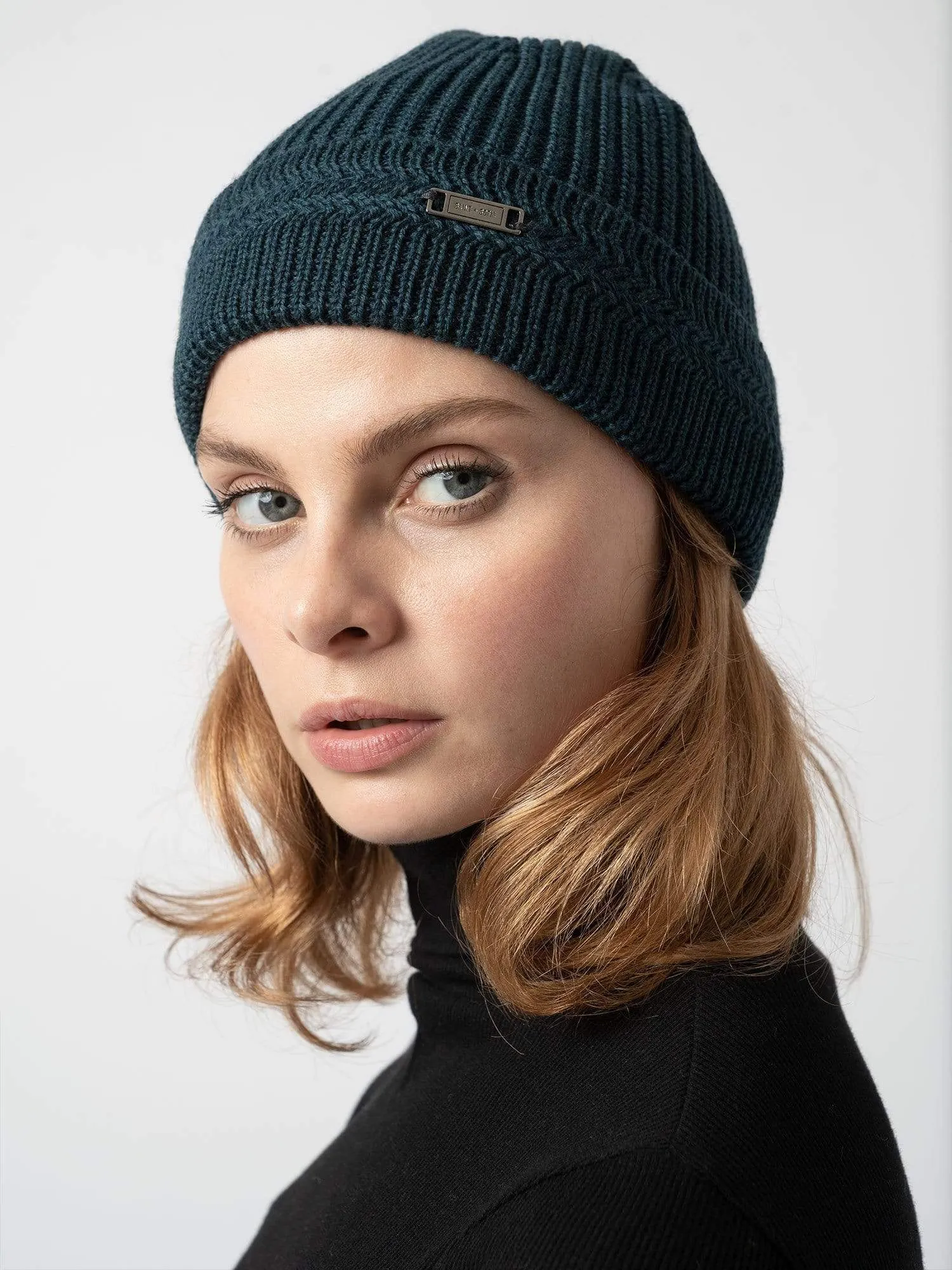 Merino Beanie - Petrol