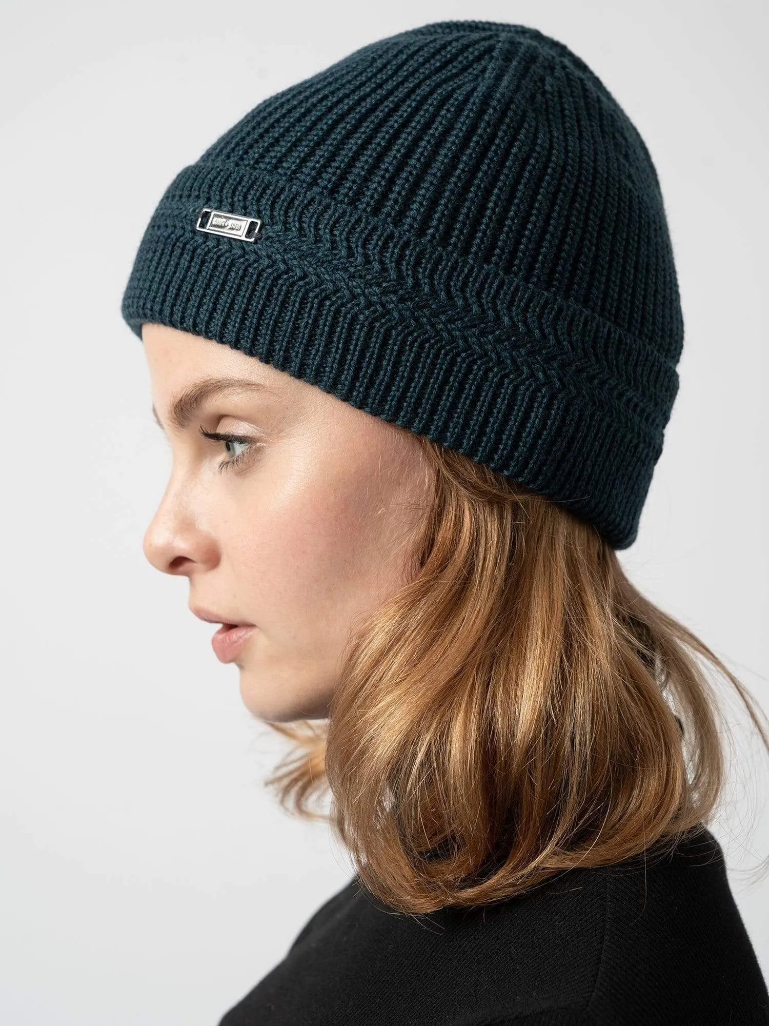 Merino Beanie - Petrol