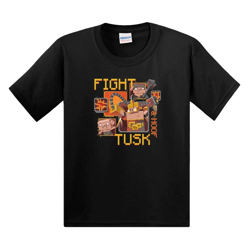 Minecraft Legends Fight Tusk & Hoof Youth T-Shirt