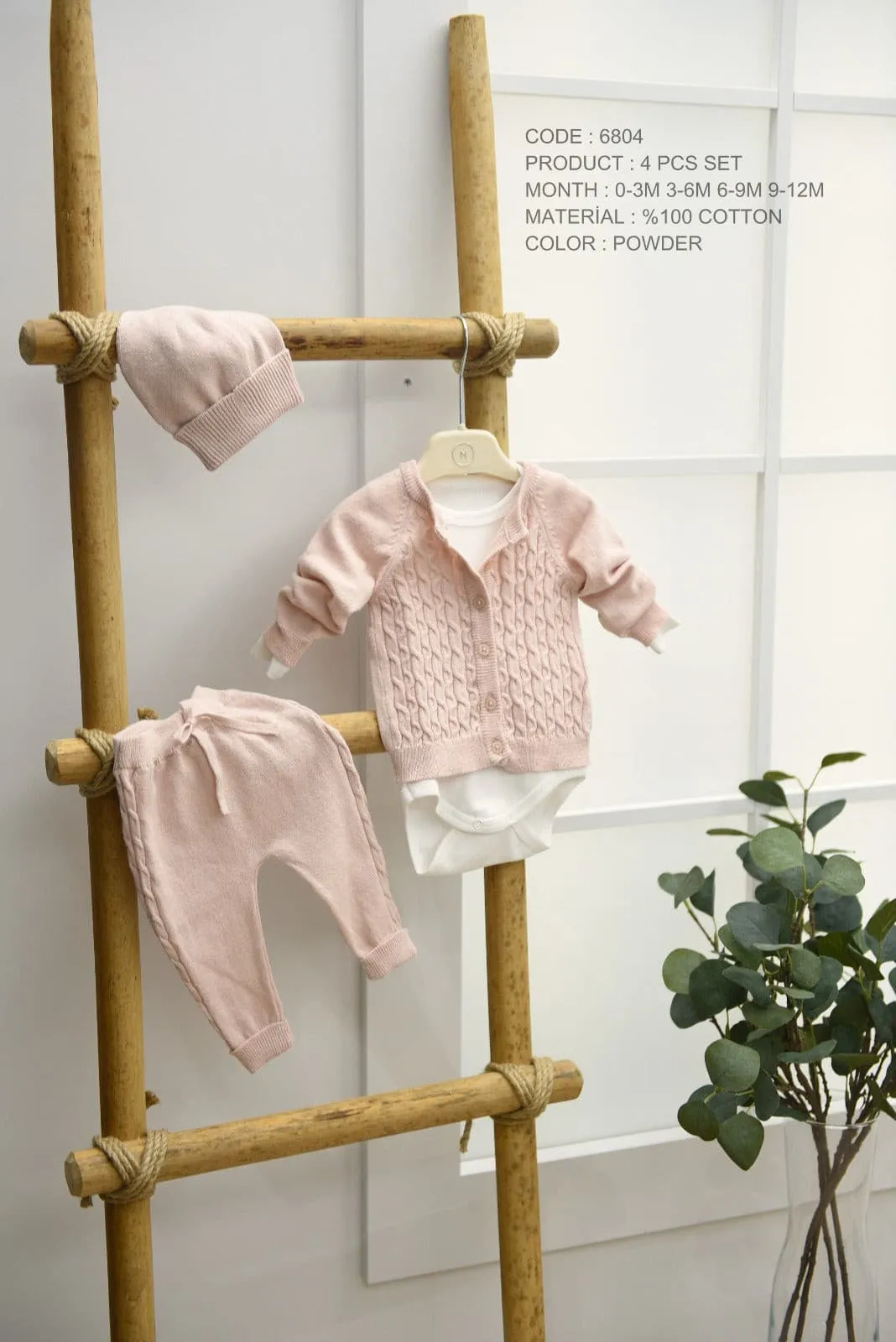 Nipperland-4 Tlg Baby Set Bio Baumwolle-6804