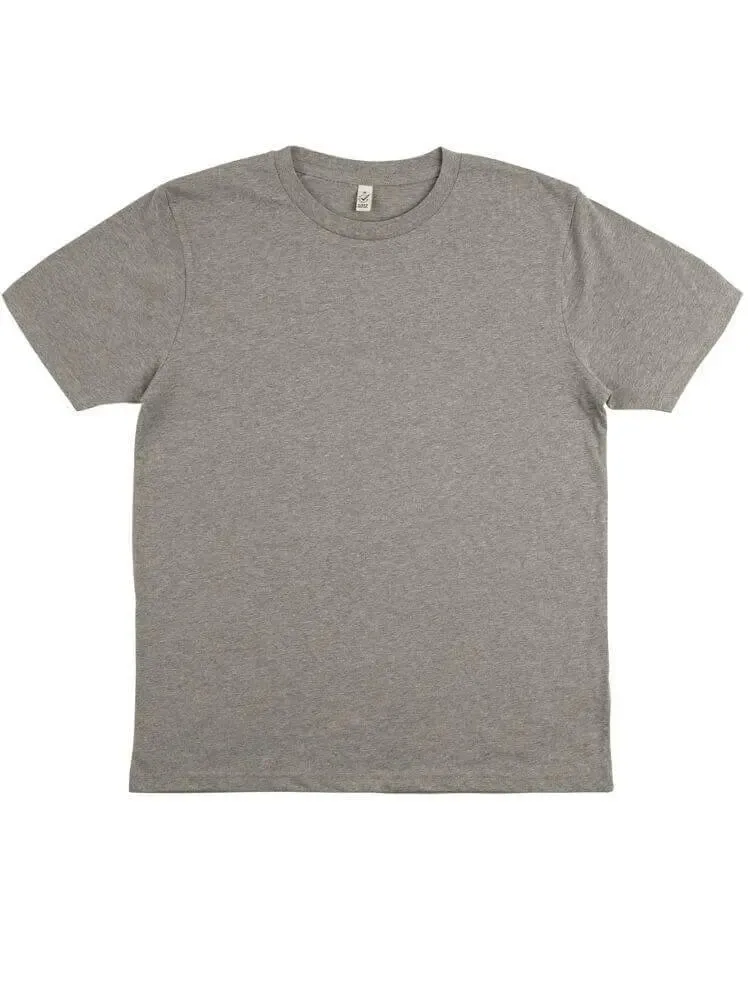 Organic Grey Melange classic t-shirt by Earth Positive