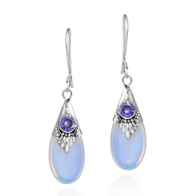 Party Water Drop Shaped  Moonstone Earrings