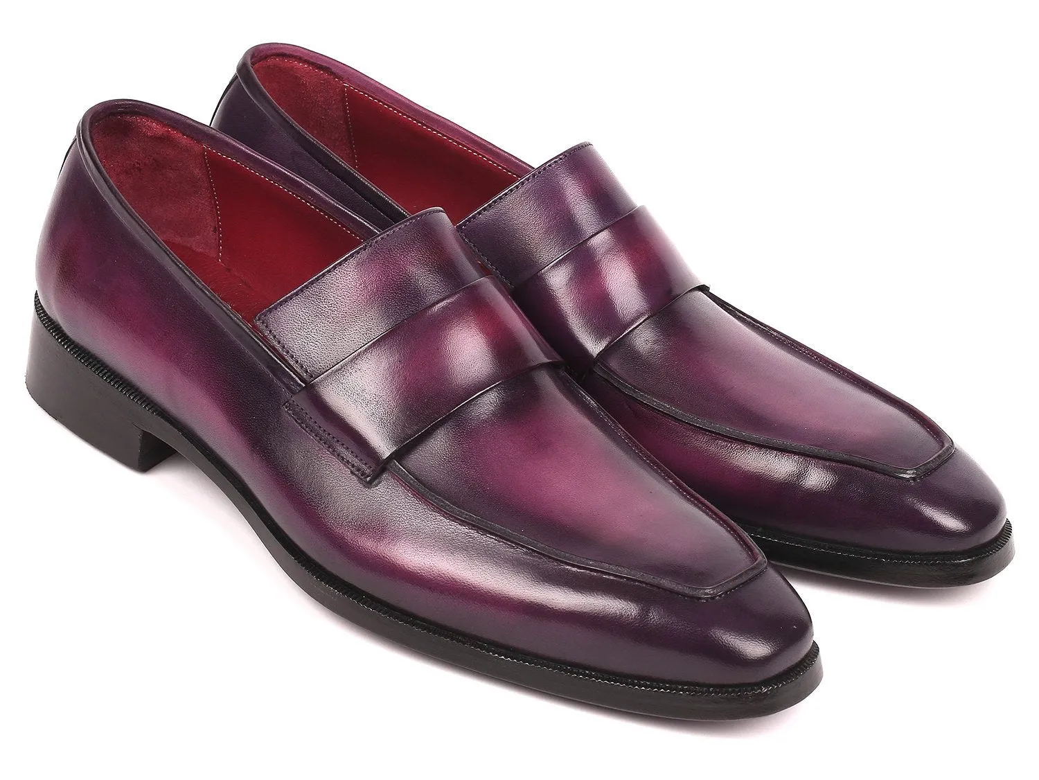 Paul Parkman Men's Loafers Purple (ID#93PR814)