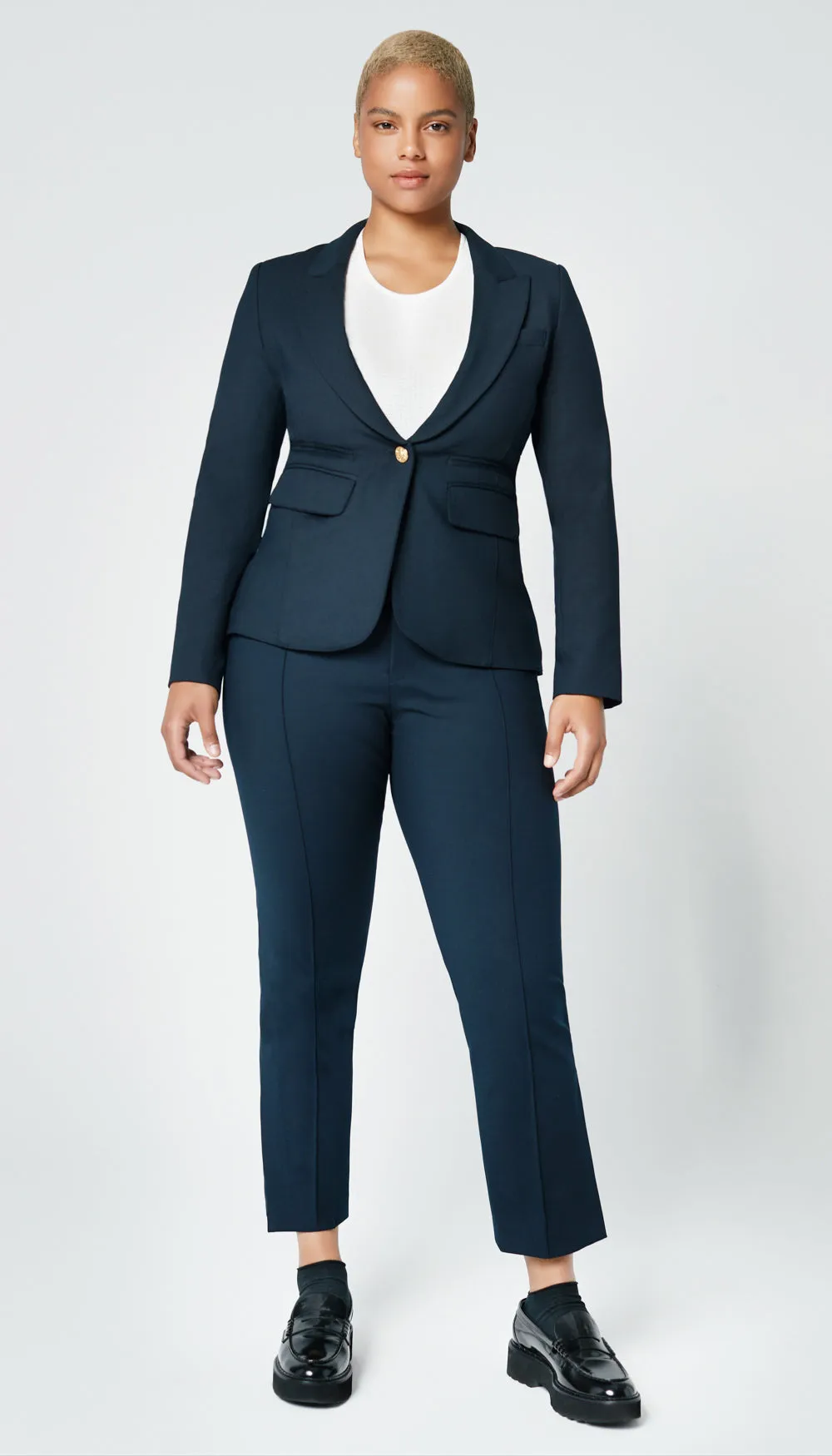 Peaked Lapel Blazer