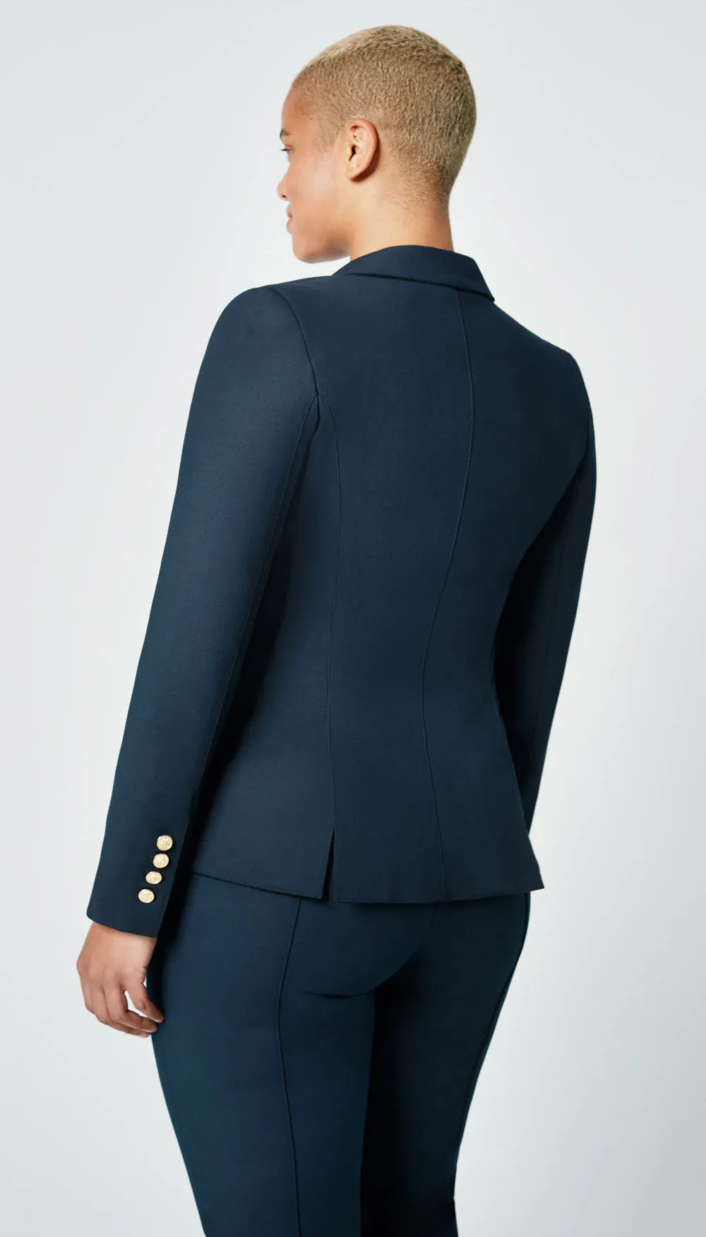 Peaked Lapel Blazer