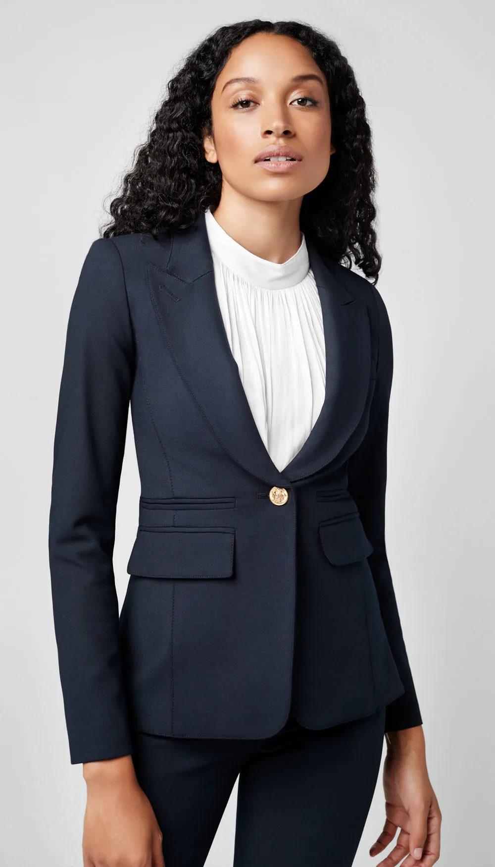 Peaked Lapel Blazer