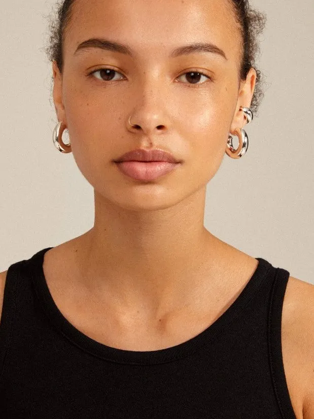 PILGRIM Aleena Chunky Hoop Earrings and Cuff Set