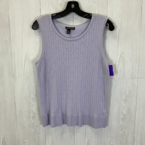 Purple Tank Top Cable And Gauge, Size Xl