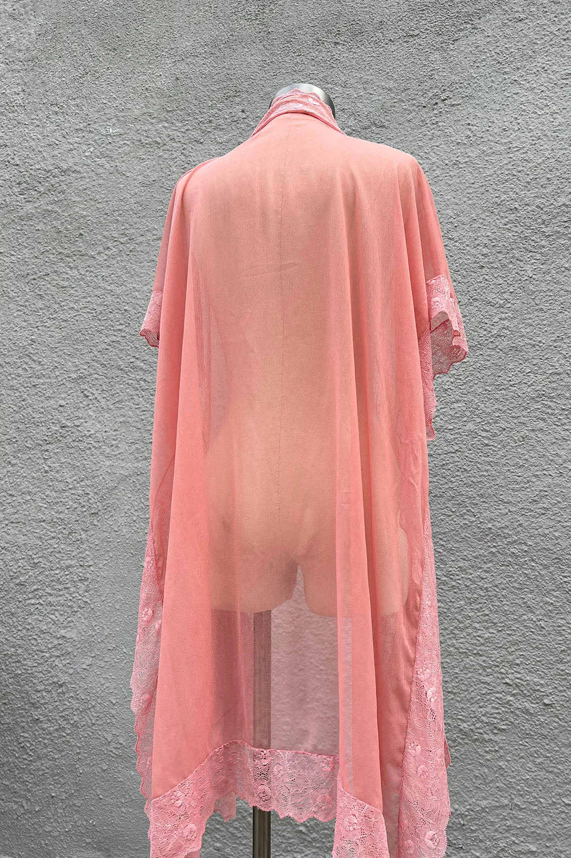 READY TO SHIP OOAK Upcycled Chiffon Rosedore Shawl