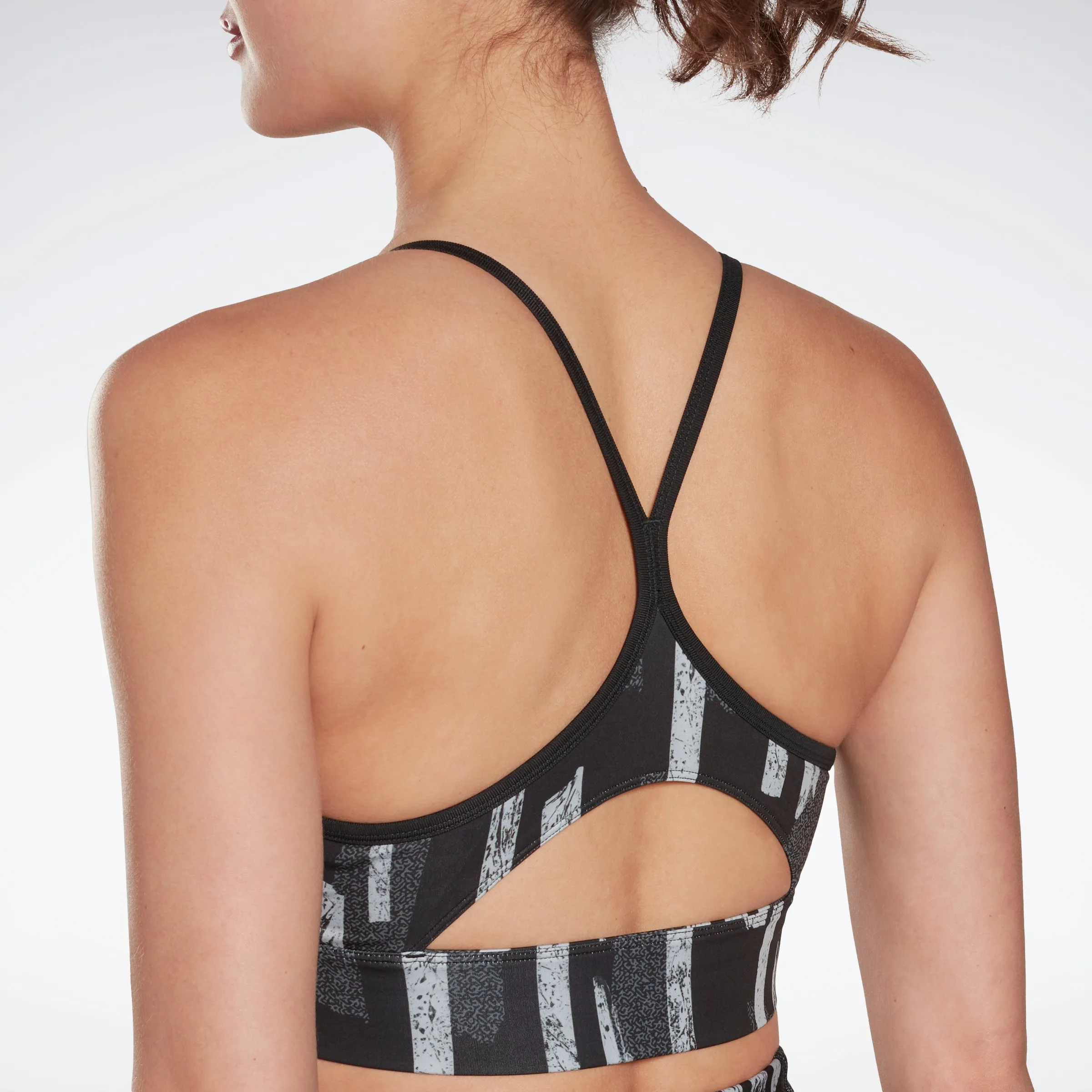 Reebok Apparel Women Myt Printed Bra Nghblk