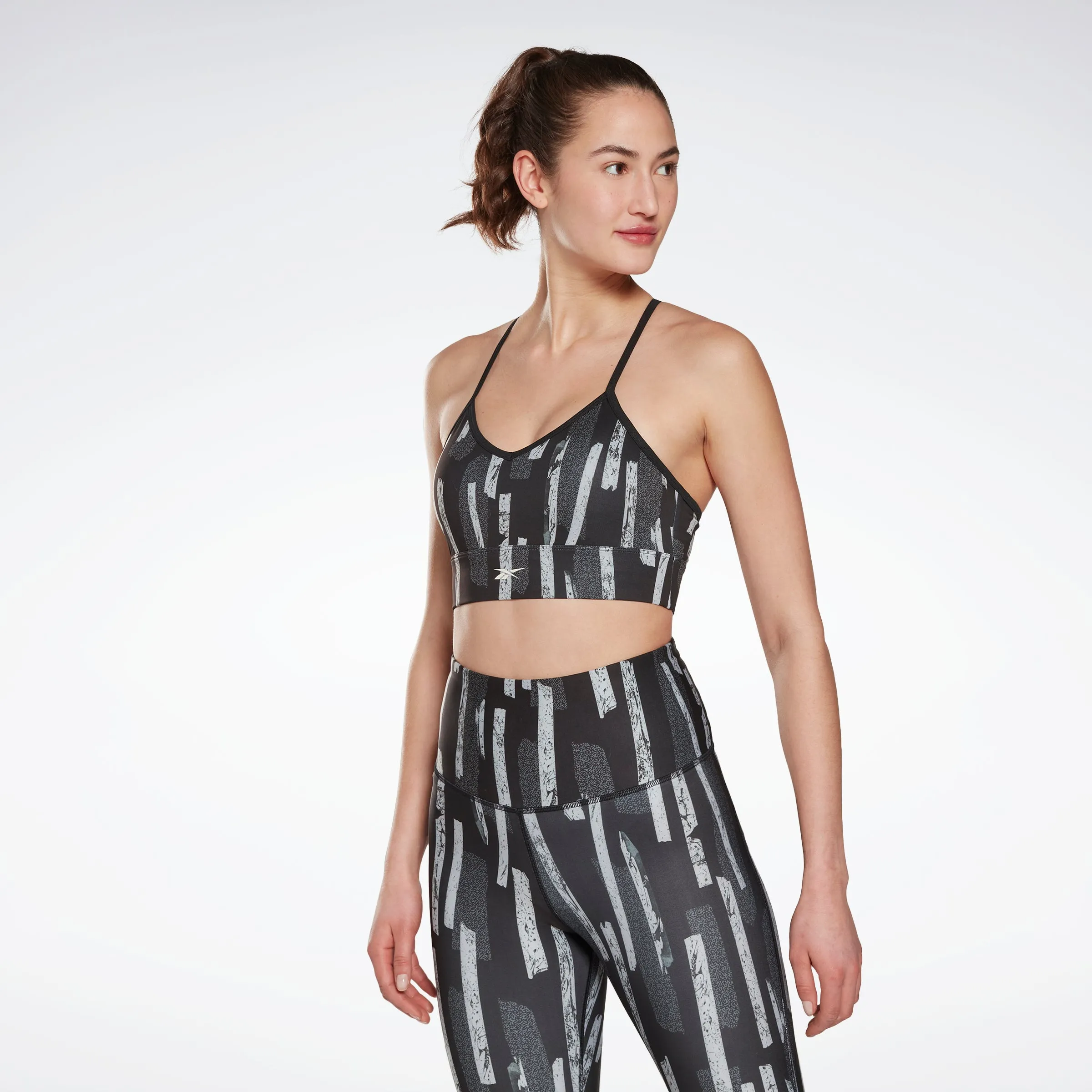 Reebok Apparel Women Myt Printed Bra Nghblk