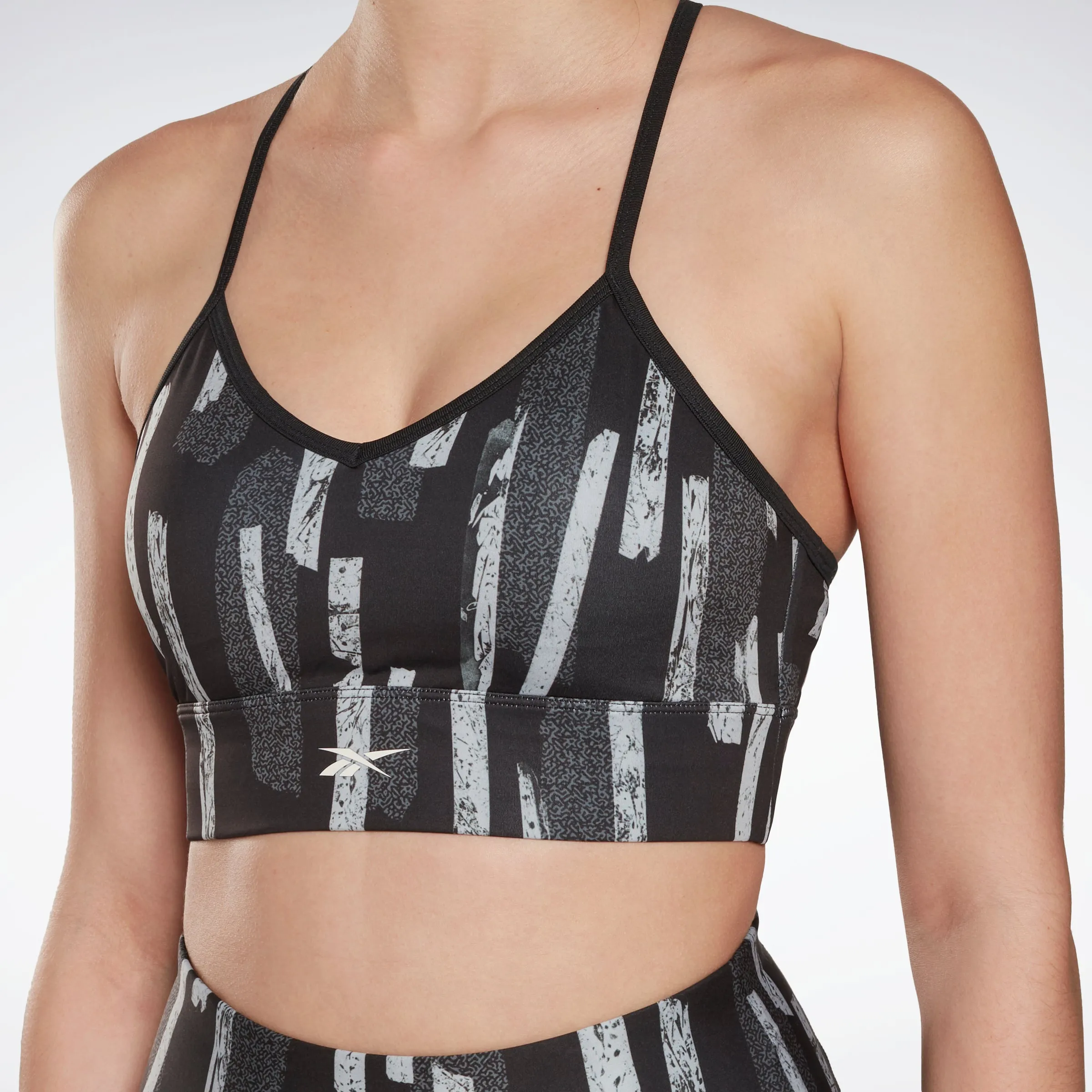 Reebok Apparel Women Myt Printed Bra Nghblk