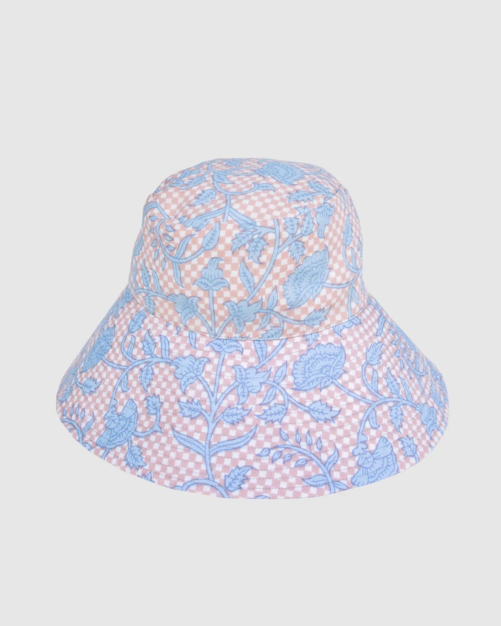 Reversible Wide Brim Bucket Hat