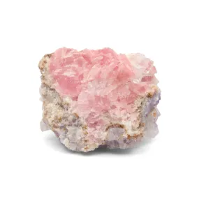 Rhodochrosite with Quartz and Fluorite