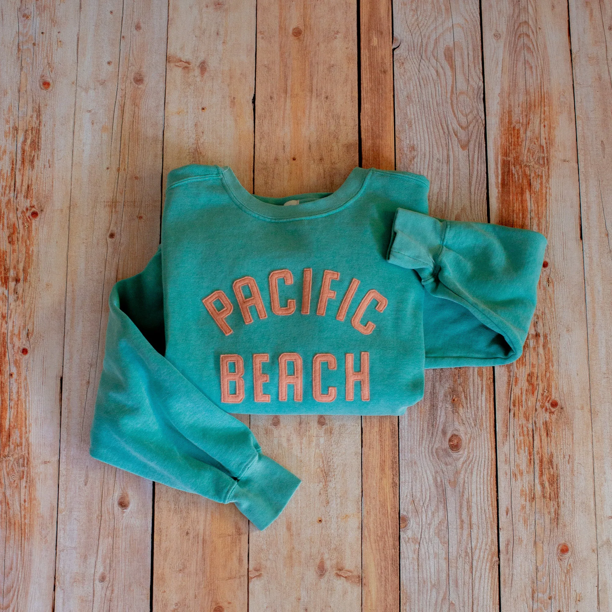 Seafoam Vintage Wash Crew