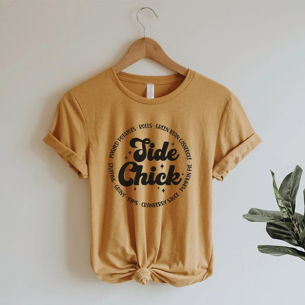 Side Chick Fall Graphic T-Shirt - FA310