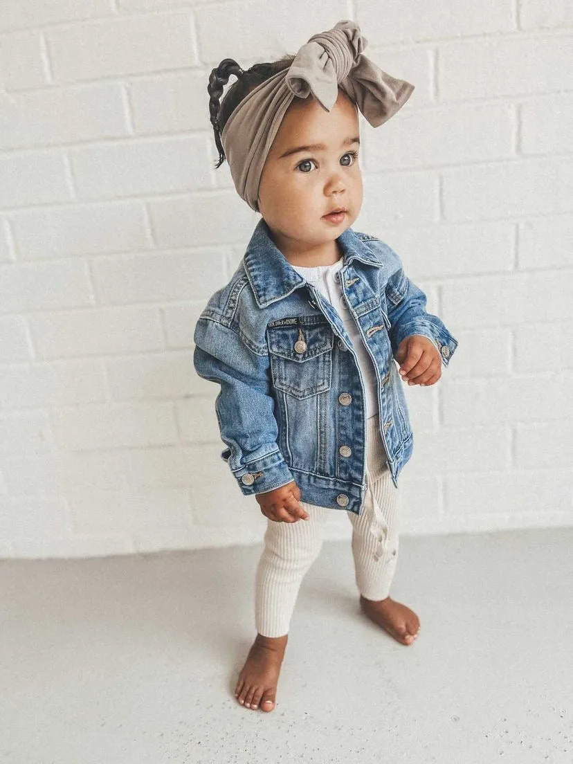 Soldier Stone Vintage Denim Jacket: Baby Size