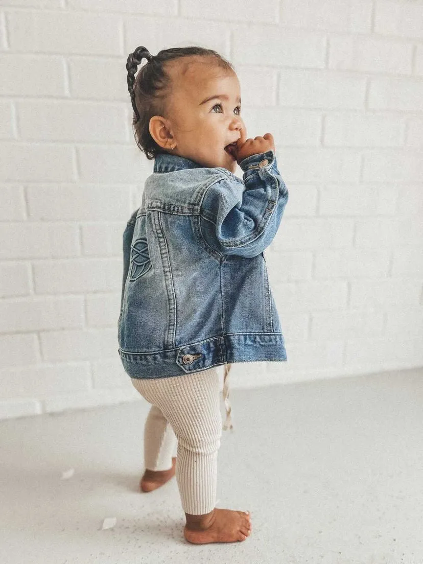 Soldier Stone Vintage Denim Jacket: Baby Size