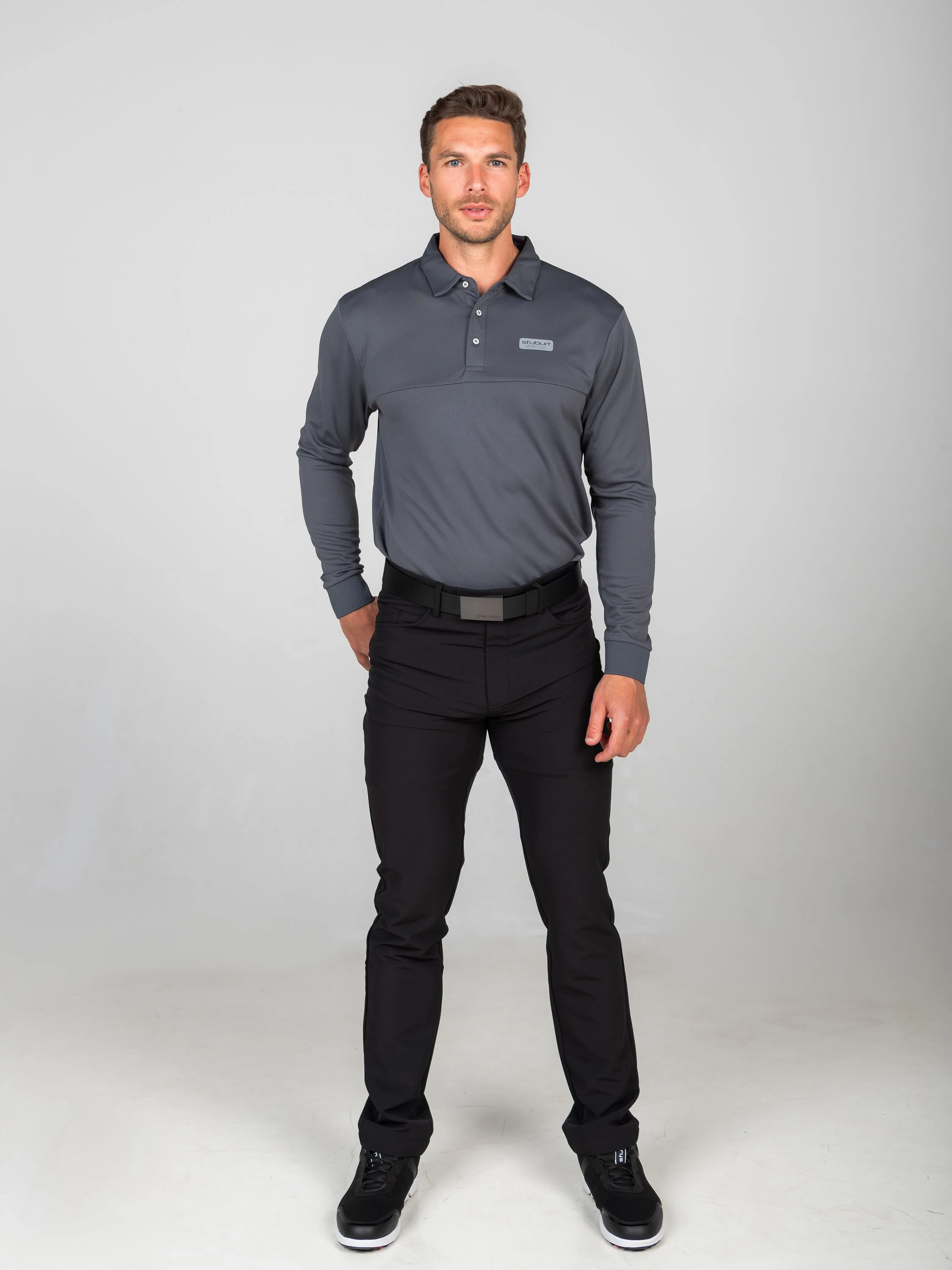 Sport-tech Long Sleeve Polo