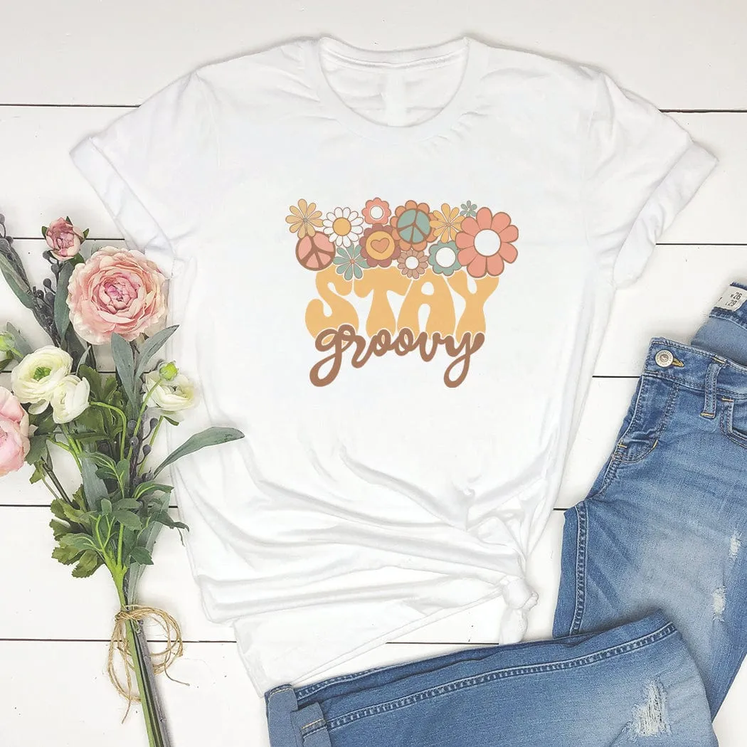 Stay Groovy Graphic T-Shirt - SU170