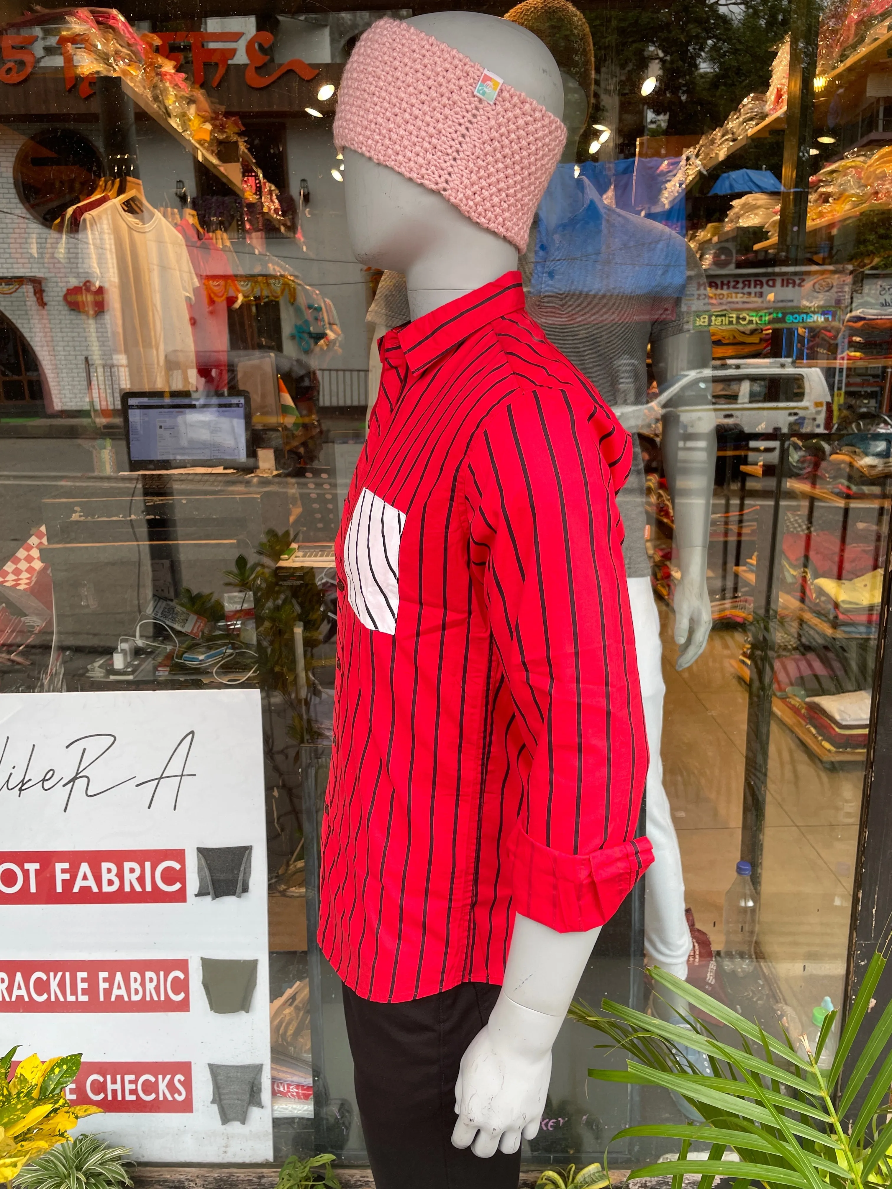 Stripes Red  Shirt