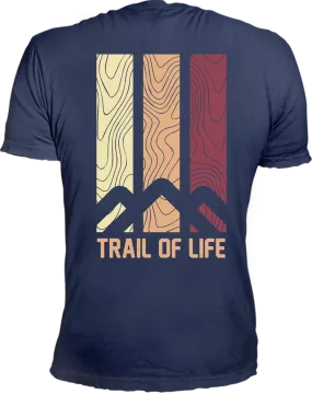 T-Shirt 14ender Trail of Life navy