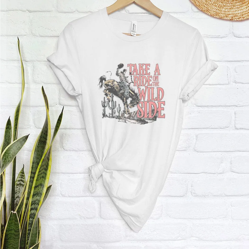 Take A Ride Western Graphic T-Shirt - WE209