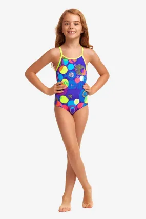 Toddler Girls Printed One Piece | Love Bite