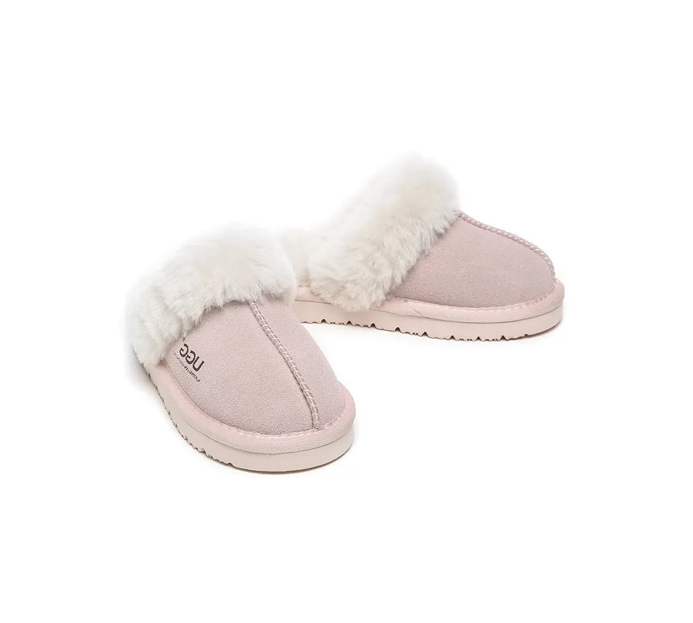 Ugg Slippers Kids Australian Sheepskin Wool Muffin