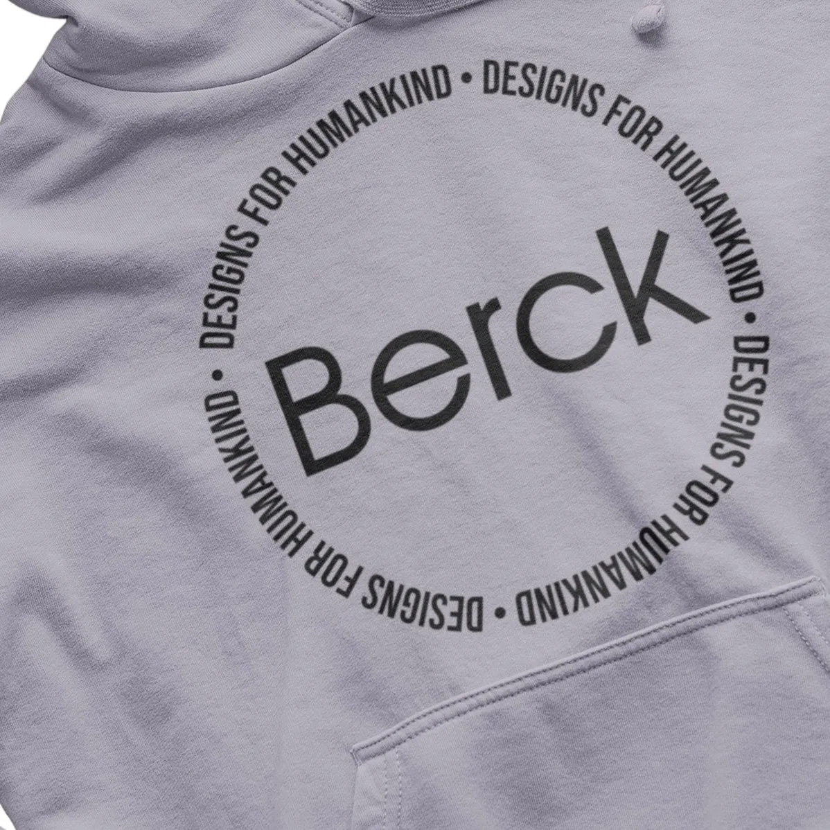 Unisex Berck Circle Graphic Pullover Hoodie Mid-Weight Fleece