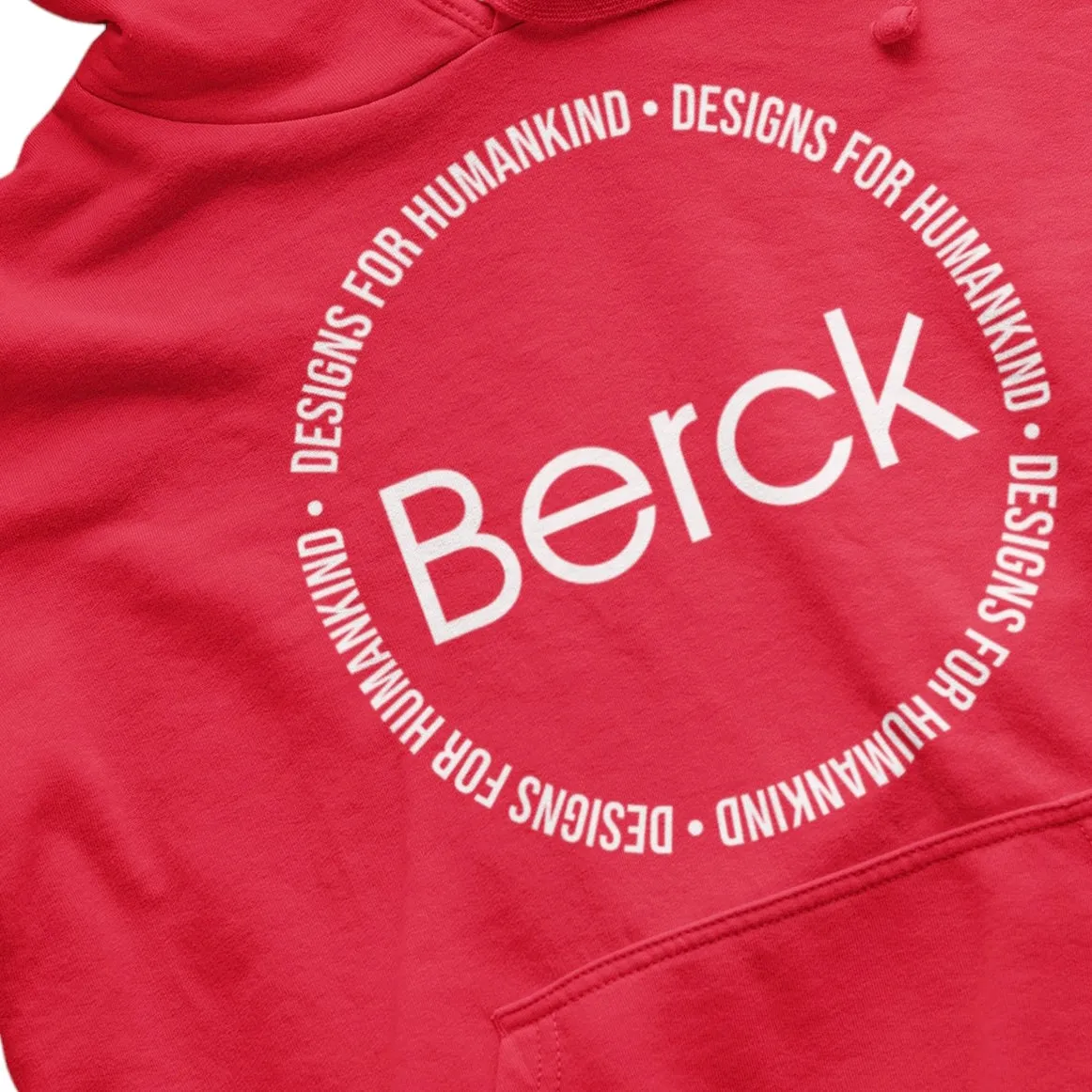 Unisex Berck Circle Graphic Pullover Hoodie Mid-Weight Fleece