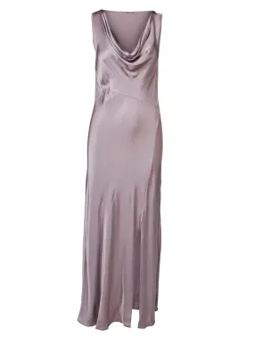 VANILLA langes Kleid - Dusty purple