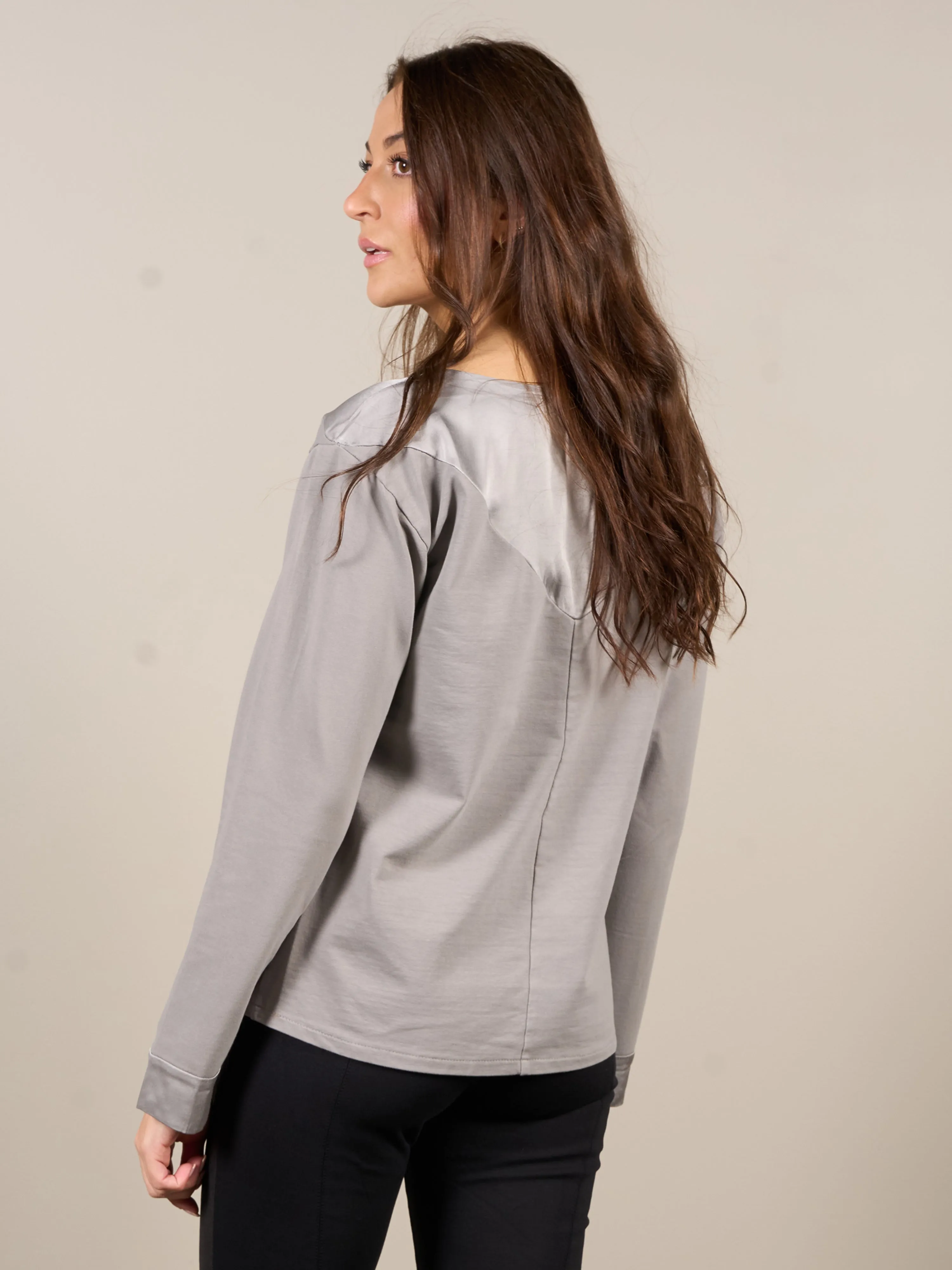 VELMA Bluse - Grey