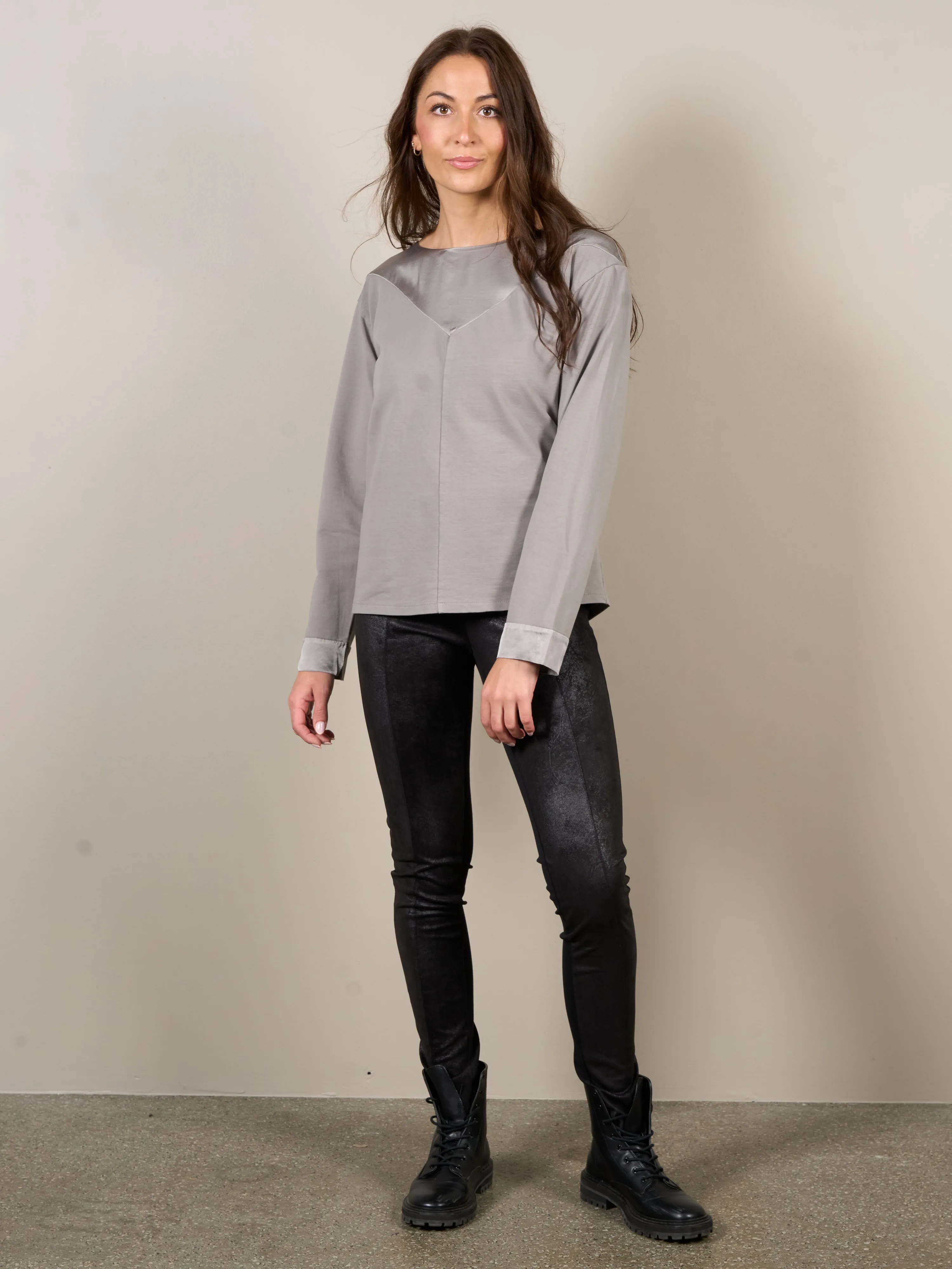 VELMA Bluse - Grey