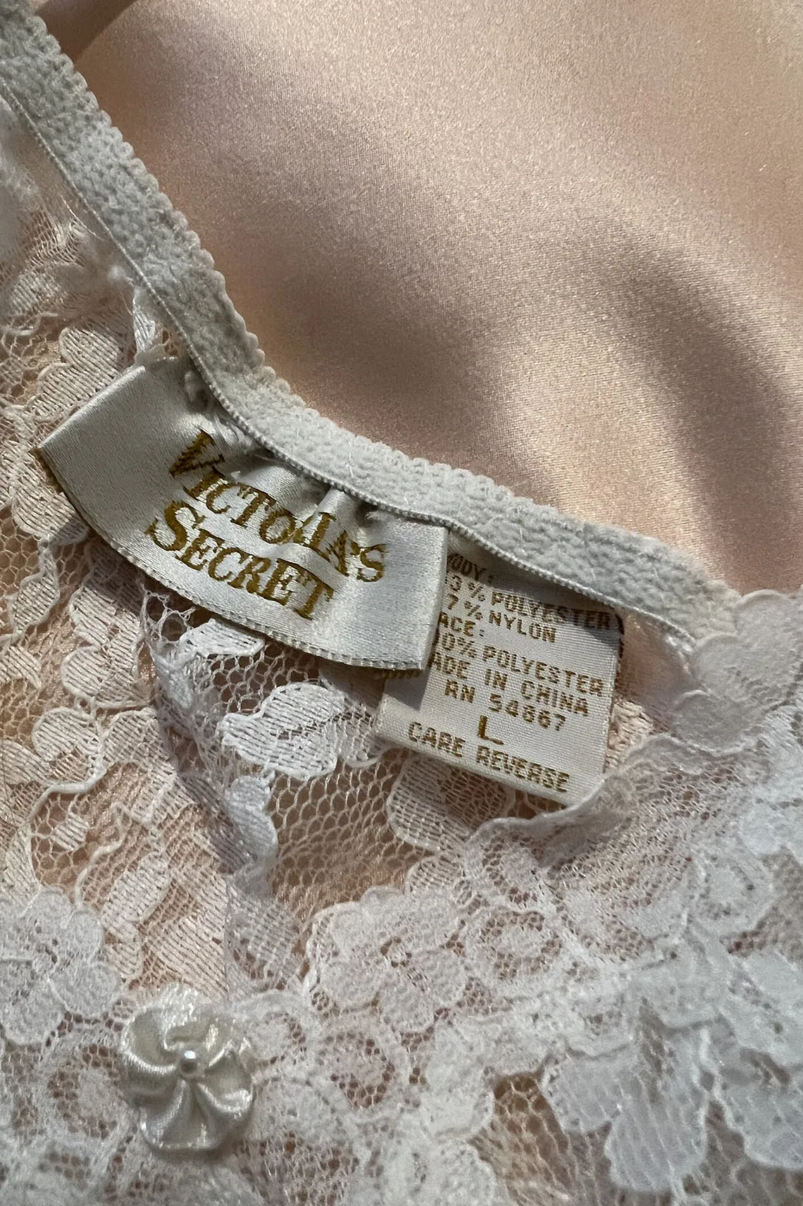 Vintage Victoria's Secret Gold Label Camisole and Tap Short Set