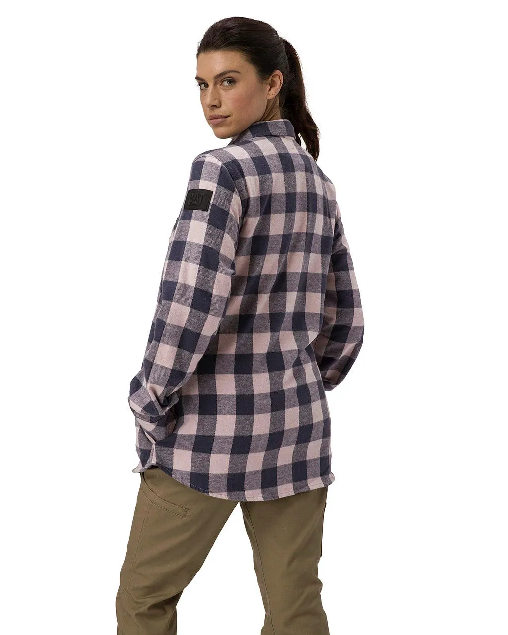 Women's Buffalo Check Flannel Overshirt