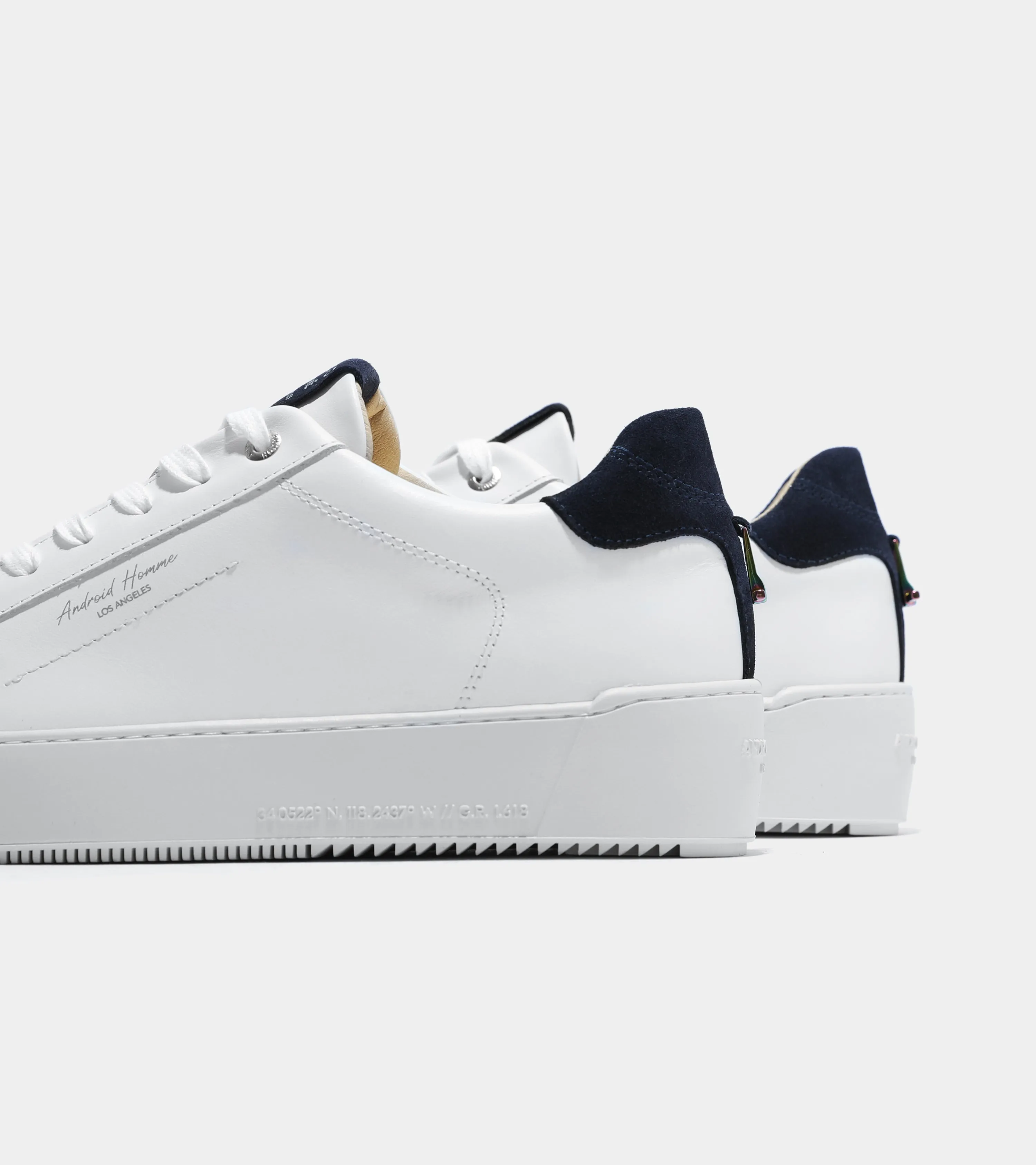 Zuma | White Navy Leather Hardware AHP224-26